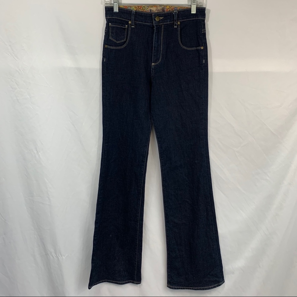 PAIGE Alma Flare Dark Wash Jeans